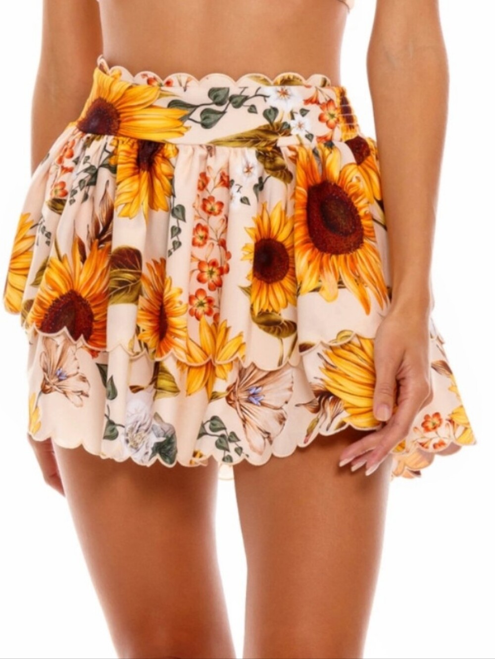 Agua Bendita Cooper Skirt Sunflower Multi